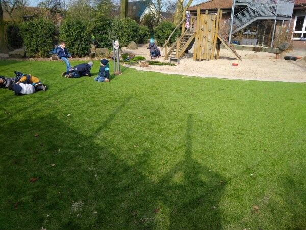 Kunstrasen Premium-Line 40mm im Kindergarten