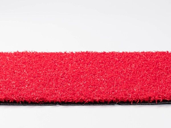 Kunstrasen in Rot 12mm