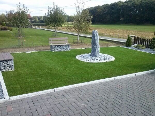 Kunstrasen High-Line 40mm im Garten