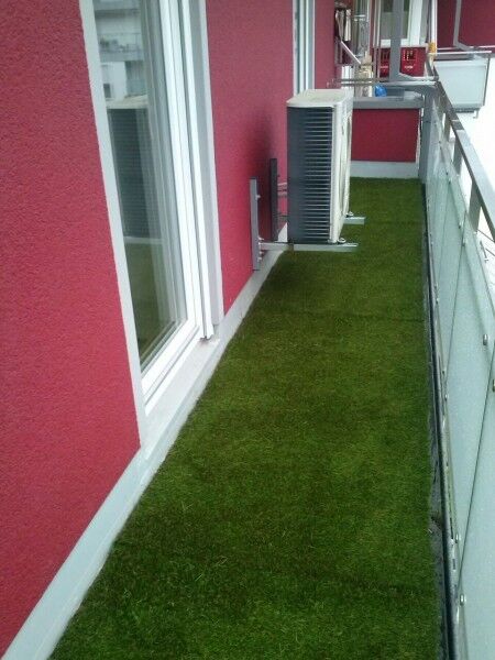 Kunstrasen Classic-Line 40mm auf Dachterrasse