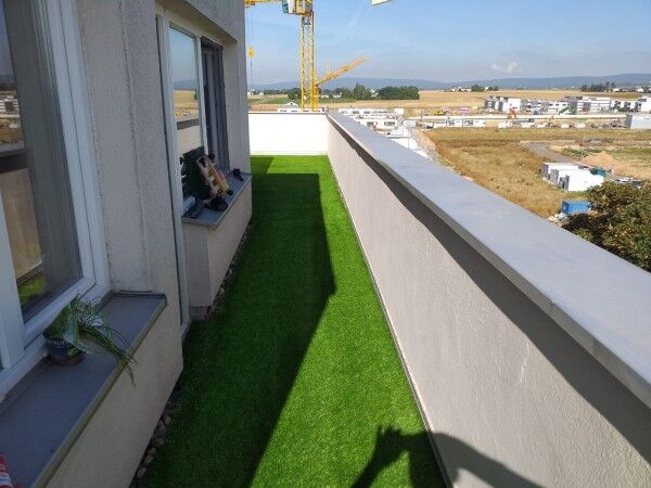 Kunstrasen Premium-Line 35mm auch Dachterrasse