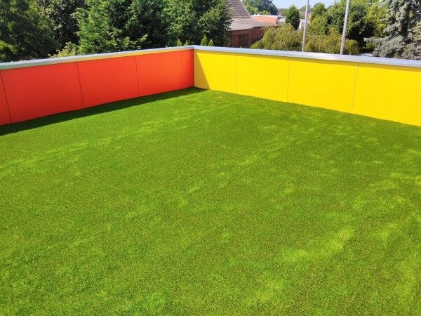 Kunstrasen Premium-Line 40mm auf Dachterrasse